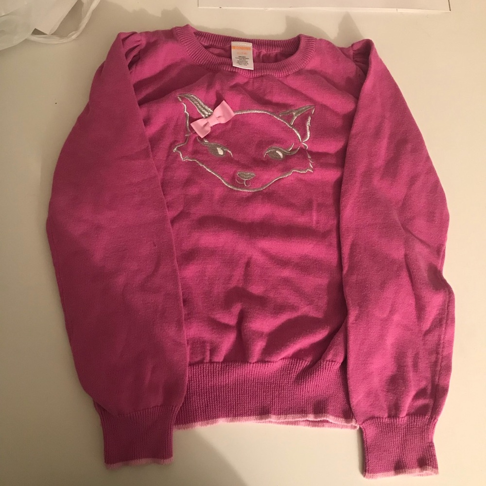 💖Pretty in pink girls sweater